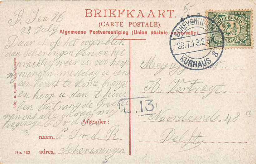 Scheveningen Koningin Wilhelmina Wandelh