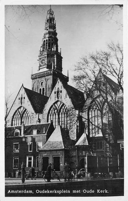 Amsterdam Oudekerksplein Oude Kerk