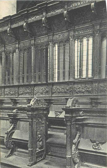 Dordrecht Koorbanken in de Groote Kerk