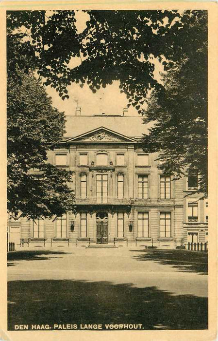 Den Haag  Paleis Lange Voorhout