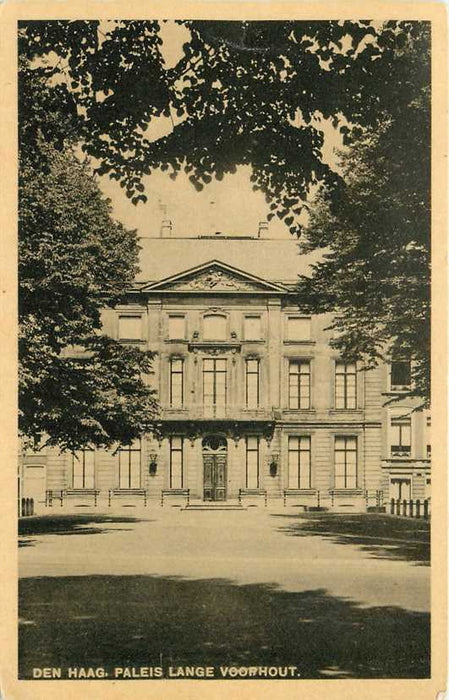 Den Haag  Paleis Lange Voorhout