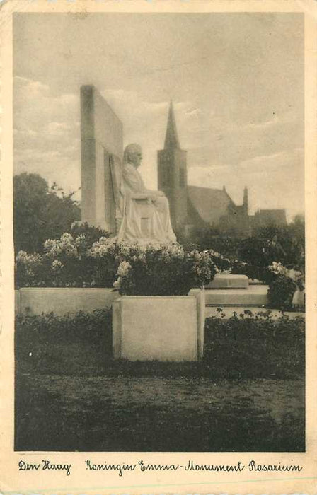 Den Haag  Monument Koningin Emma