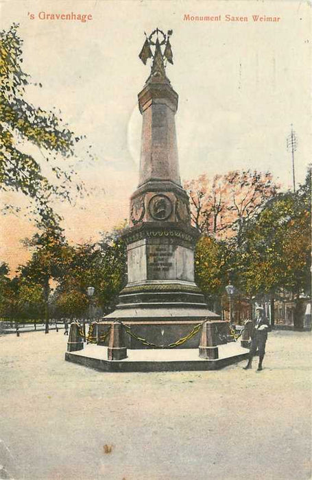 Den Haag  Monument Saxen Weimar