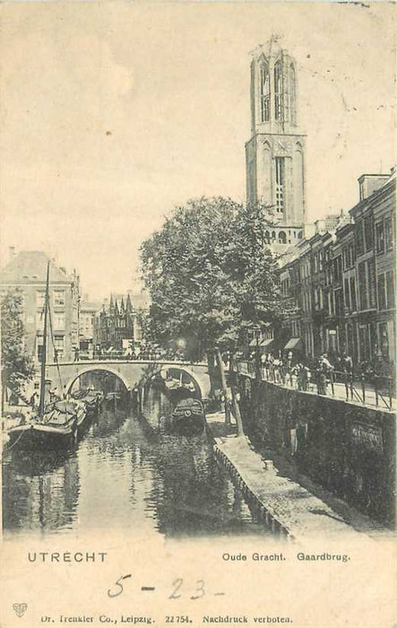 Utrecht Oude Gracht Gaardbrug