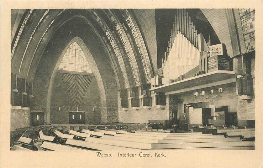 Weesp Interieur Geref Kerk