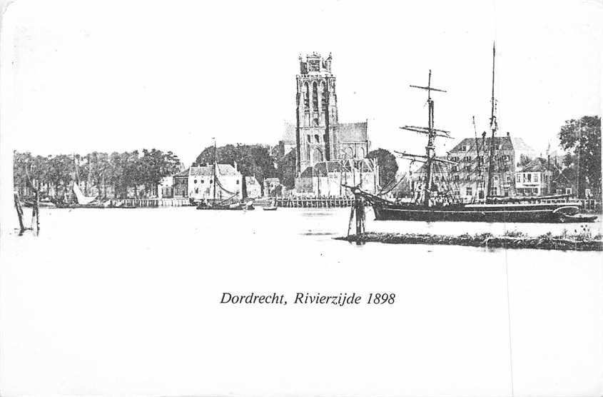 Dordrecht Rivierzijde 1898