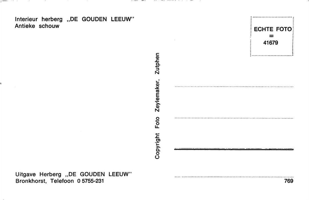 Bronkhorst Herberg de Gouden Leeuw