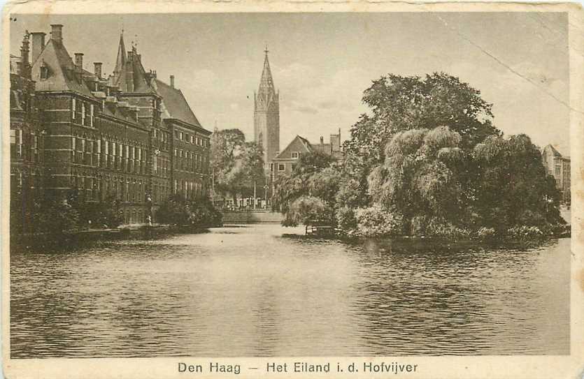 Den Haag Het eiland i d Hofvijver