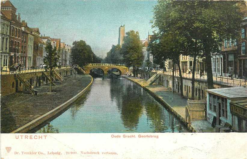 Utrecht Oude Gracht Geertebrug