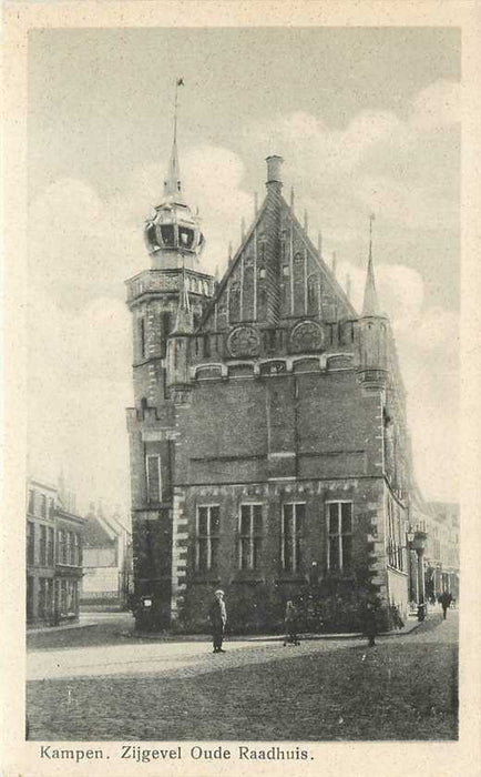 Kampen  Zijgevel Oude Raadhuis