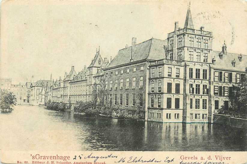 Den Haag Gevels aan de Vijver