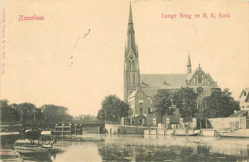 Haarlem Lange Brug en RK Kerk