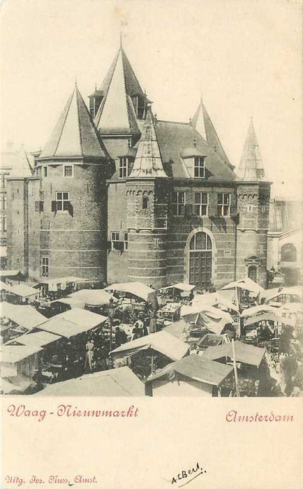 Amsterdam Waag Nieuwmarkt