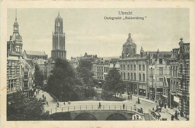 Utrecht Oudegracht Bakkersbrug