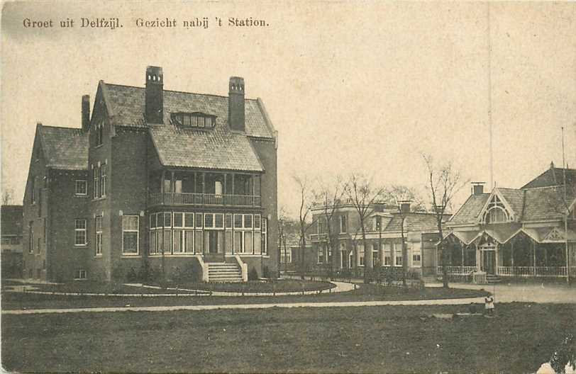 Delfzijl Gezicht nabij t Station