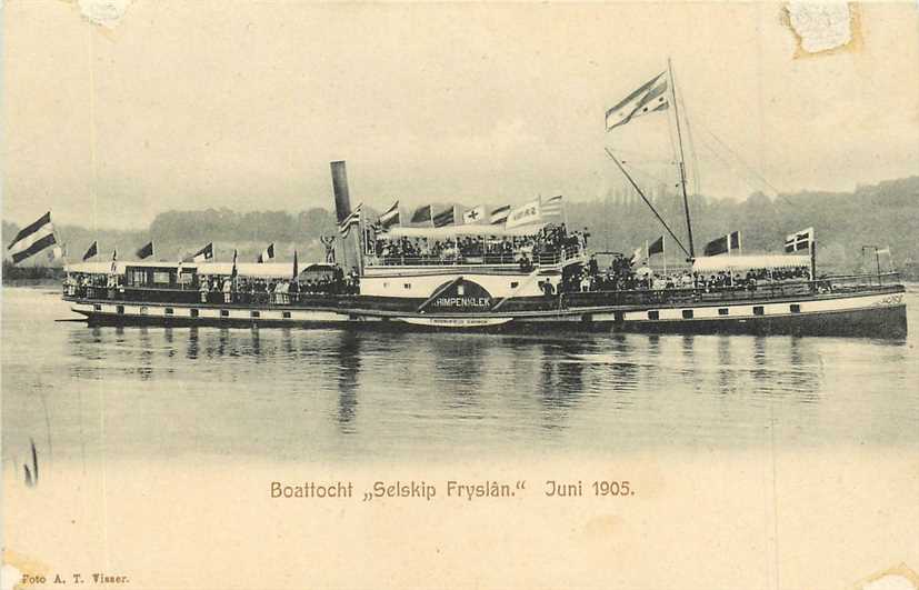 Friesland Boattocht Selskip Fryslan Juni