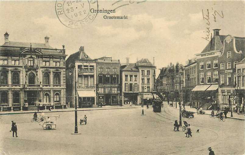 Groningen Groote Markt (naar Rio de Jane