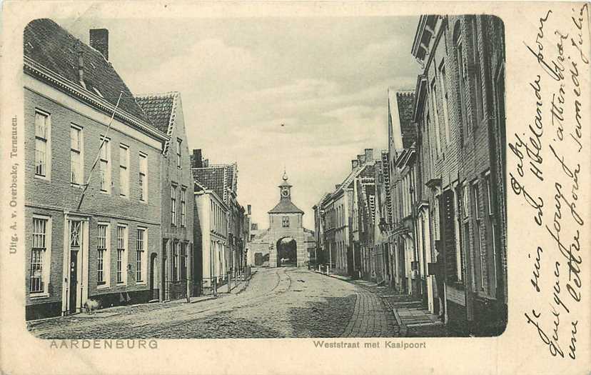 Aardenburg Weststraat met Kaaipoort