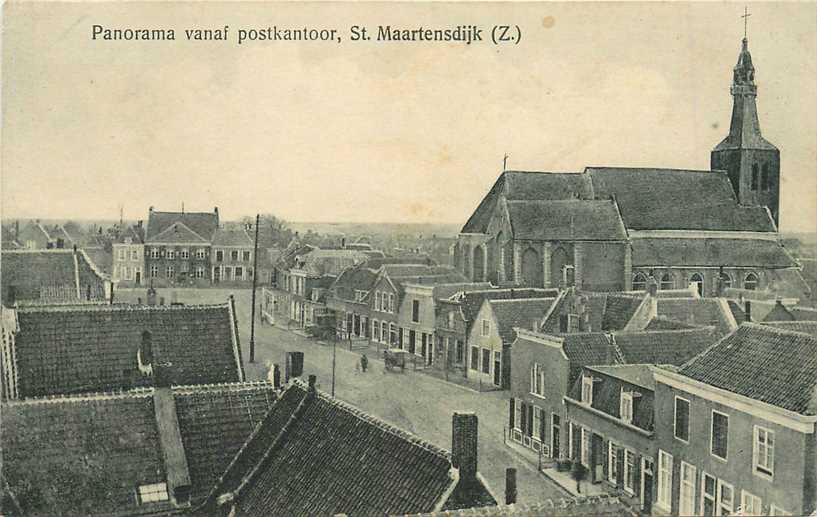 St Maartensdijk vanaf Postkantoor