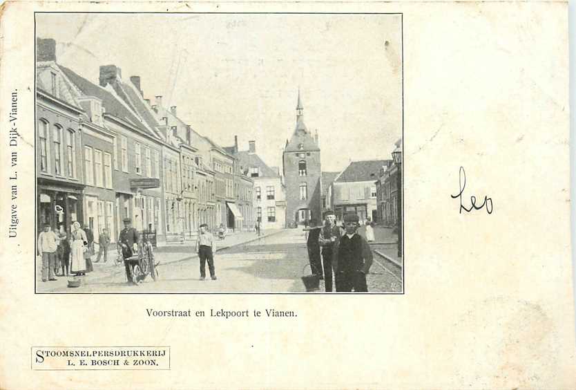 Vianen Voorstraat en Lekpoort