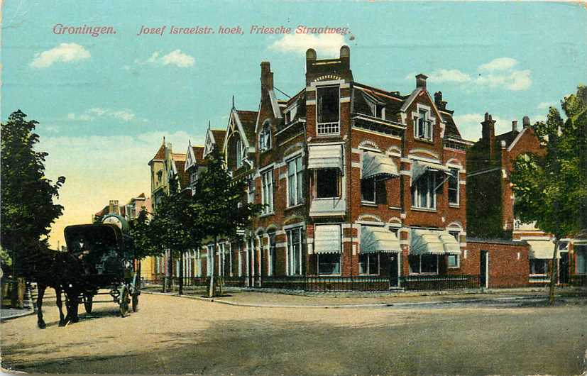 Groningen Jozef Israelstraat hoek Friesc