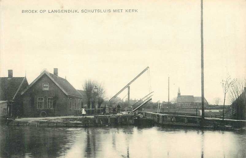 Broek op Langendijk Schutsluis Kerk