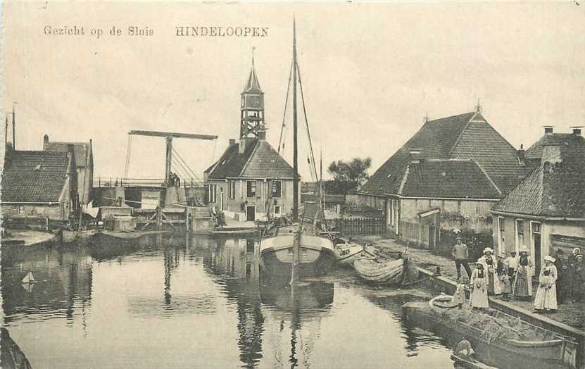 Hindeloopen Gezicht op de Sluis