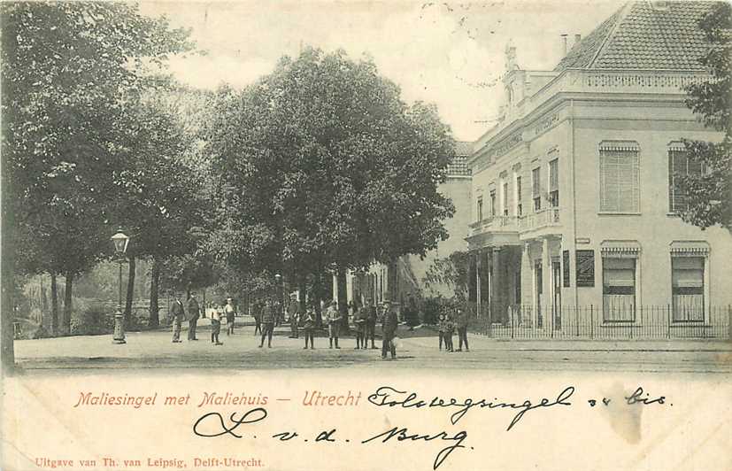 Utrecht Maliesingel met Maliehuis