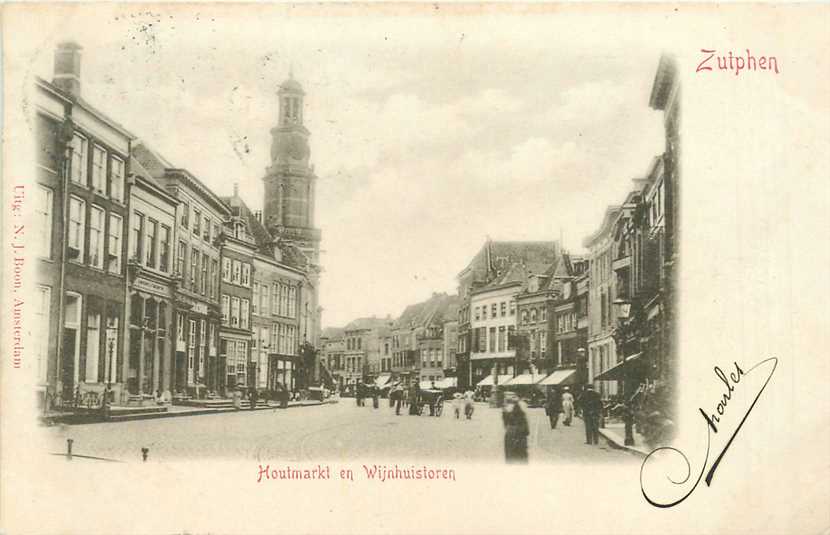 Zutphen Houtmarkt Wijnhuistoren