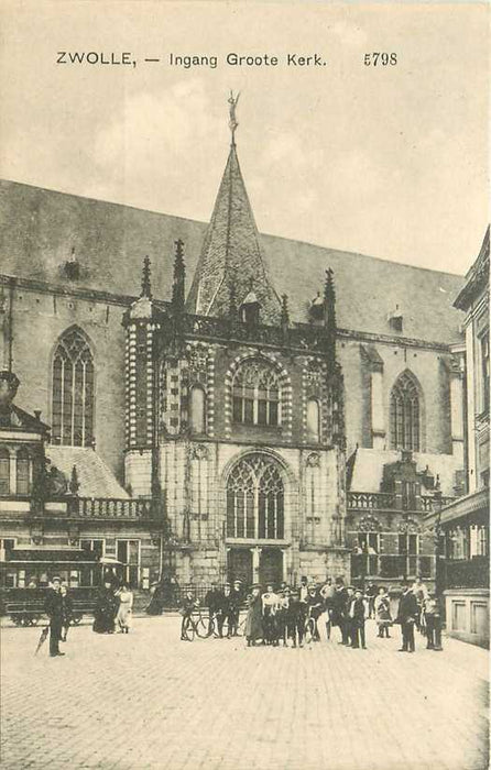 Zwolle Ingang Groote Kerk