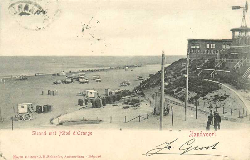 Zandvoort Strand met Hotel d Orange