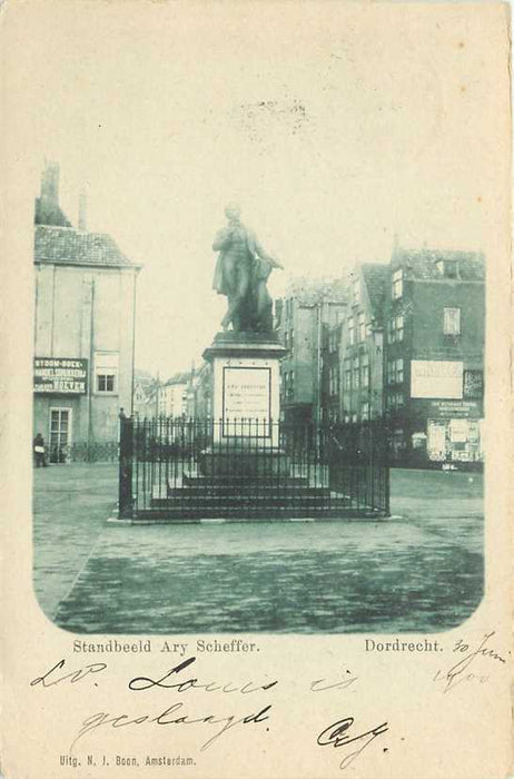 Dordrecht Standbeeld Ary Scheffer