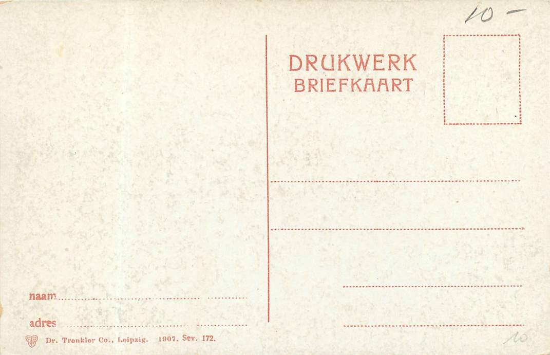 Scheveningen De haven bij Avond