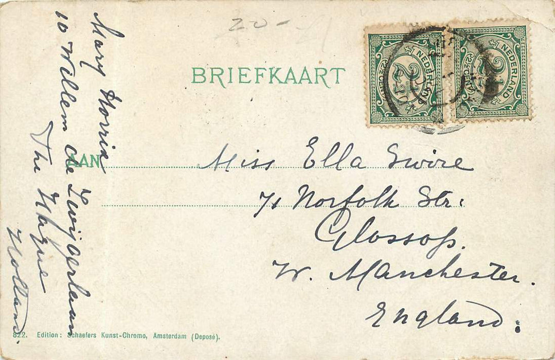 Scheveningen Boulevard en ingang Palacestraat