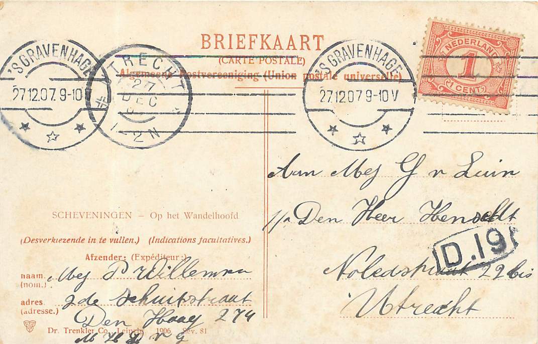 Scheveningen Op het Wandelhoofd