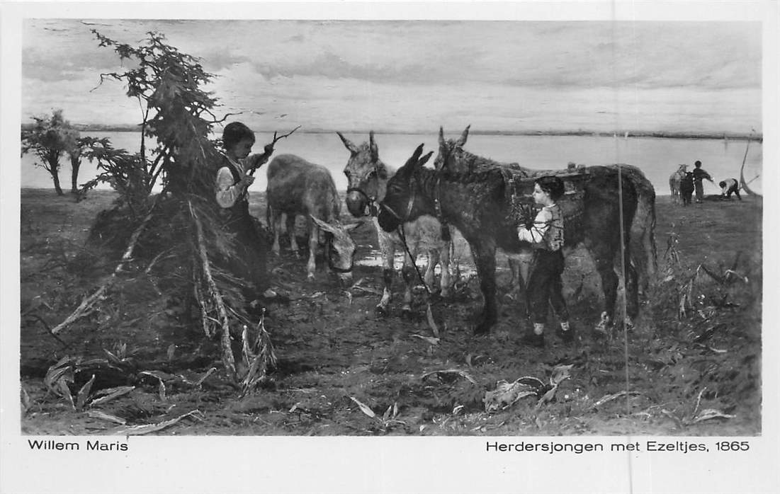 s Gravenhage Herdersjongen met Ezeltjes