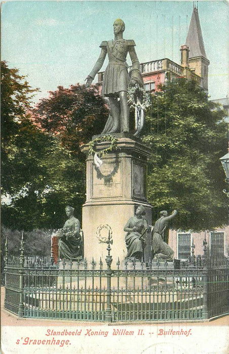 s Gravenhage Standbeeld Koning Willen II