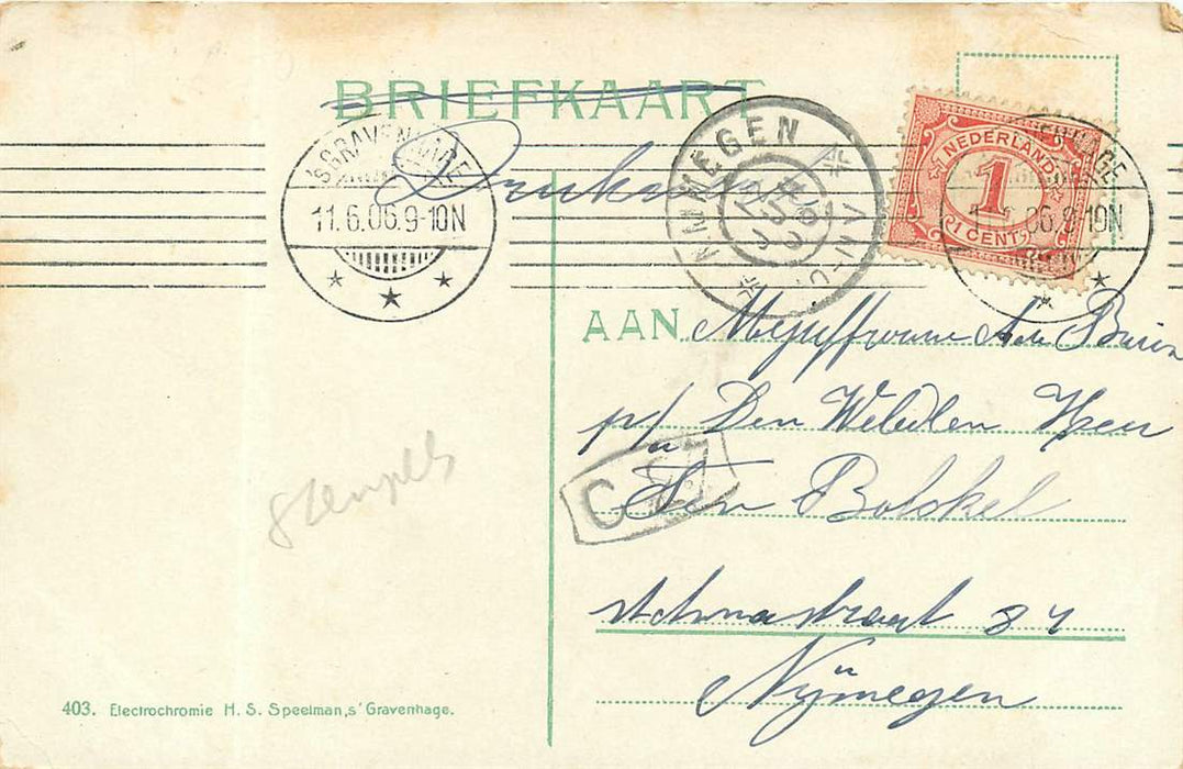 s Gravenhage Scheveningsche Boschjes