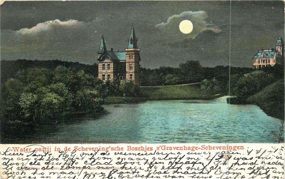 s Gravenhage Waterpartij in de Scheveningse Boschjes