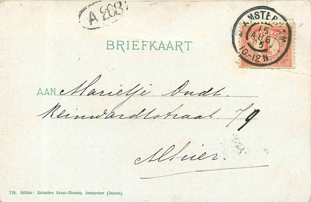 Scheveningen Kurhaus v. H. Strand gezien