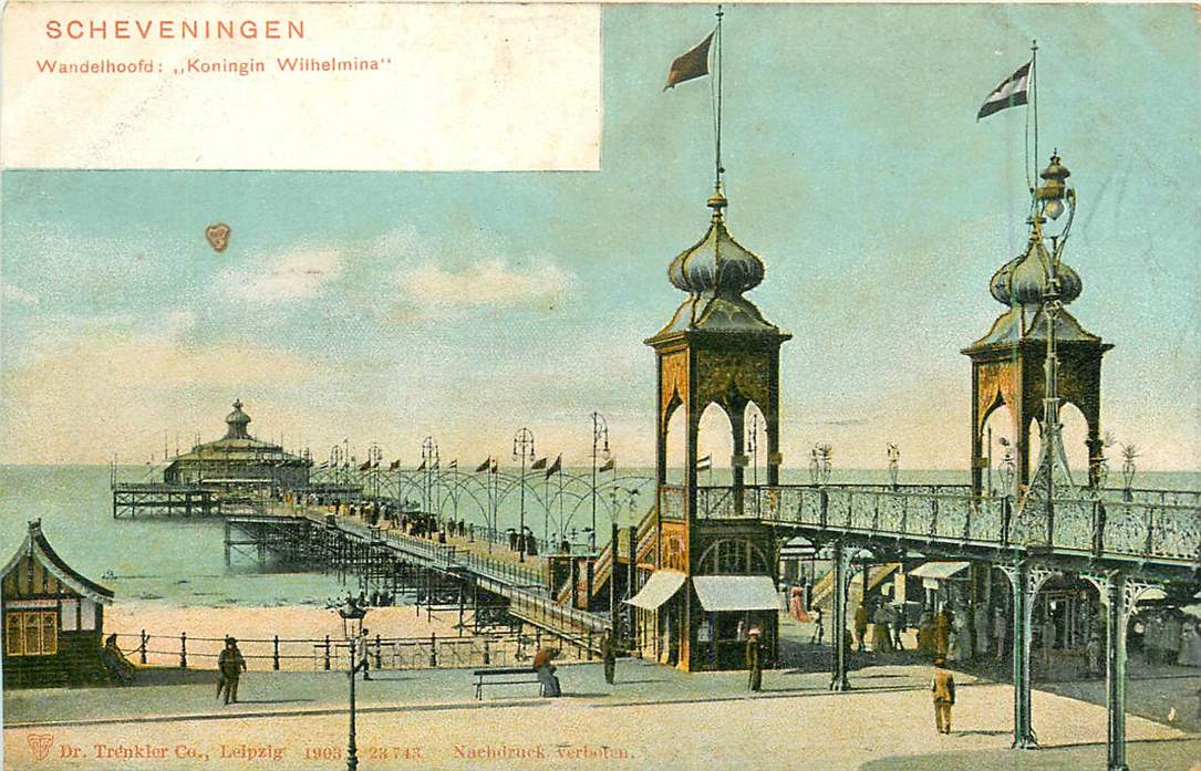 Scheveningen Wandelhoofd Koningin Wilhelmina