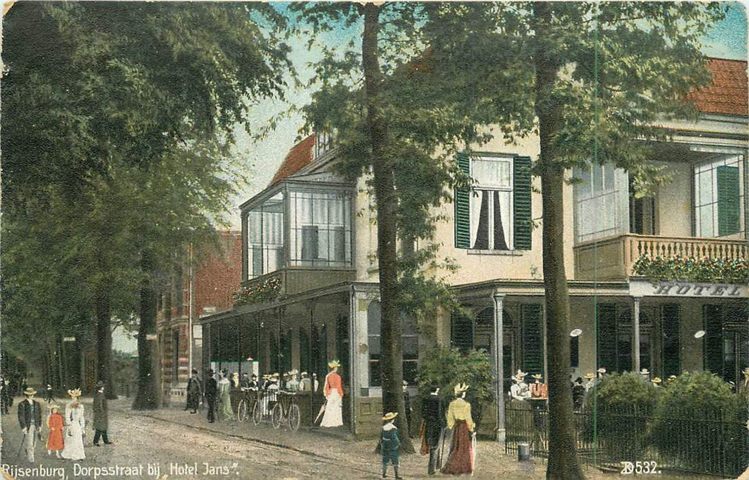 Rijsenburg Dorpsstraat bij Hotel Jans