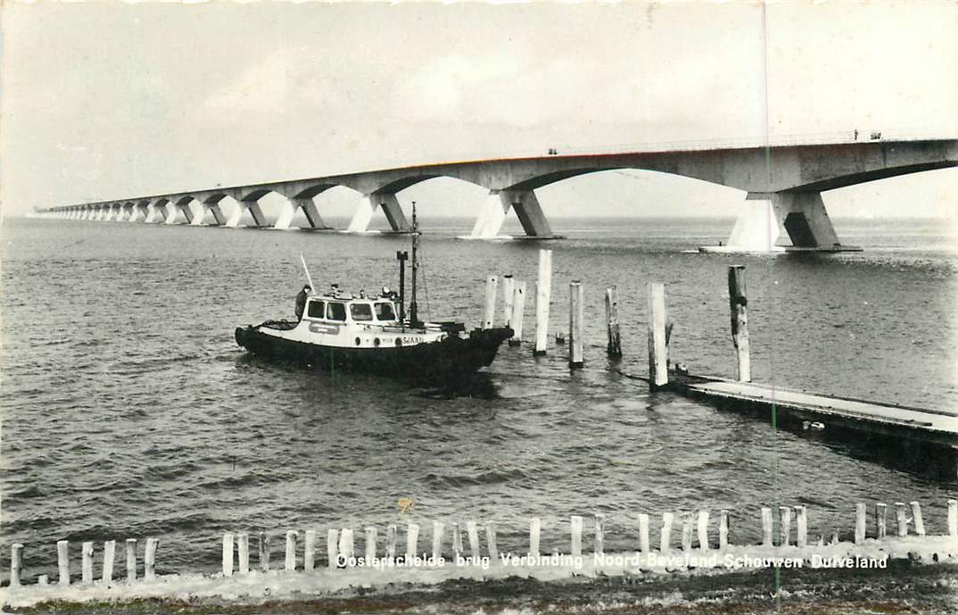 Oosterschelde   Brug verbinding Noord-Beveland-Schouwen Duiveland