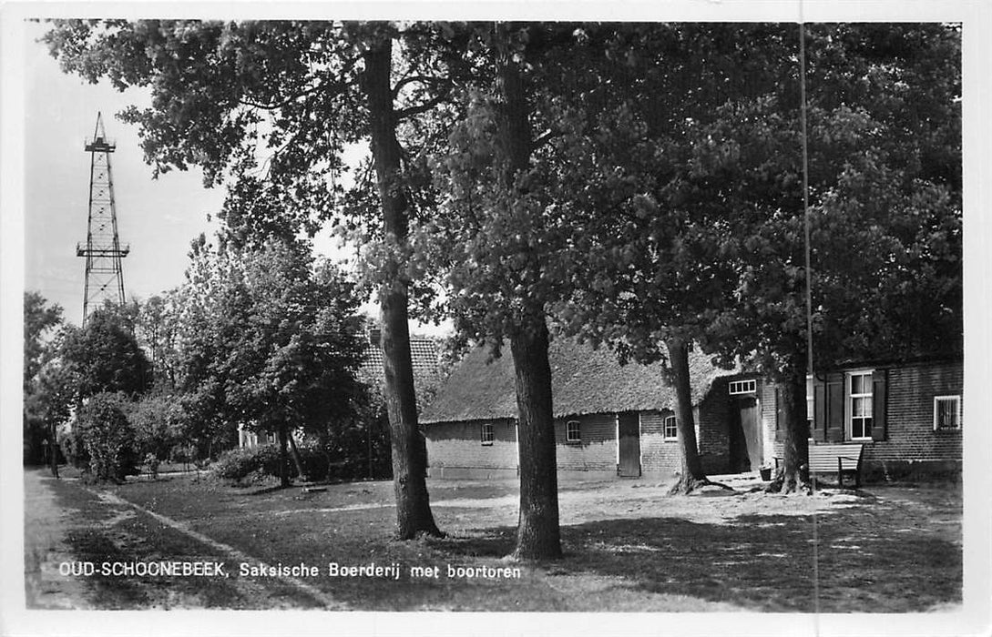 Oud-Schoonebeek Sasksische Boerderij met boortoren