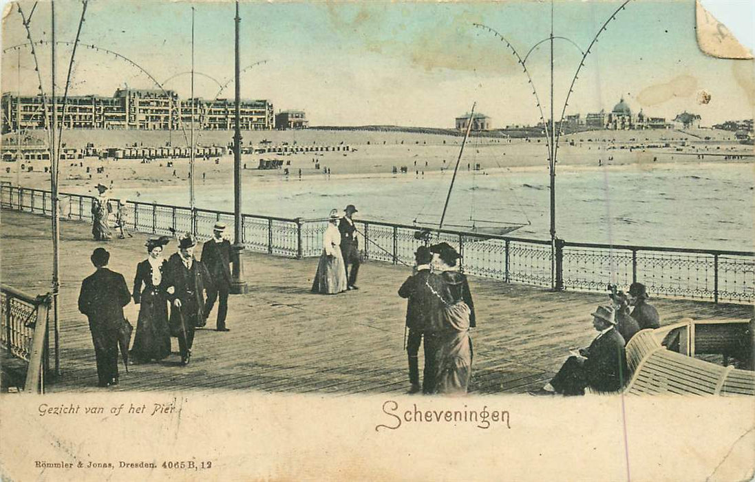 Scheveningen Gezicht vanaf het pier