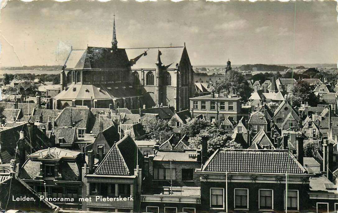 Leiden Panorama met Pieterskerk