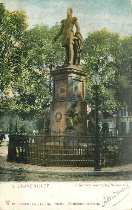 Den Haag Standbeeld Koning Willem II