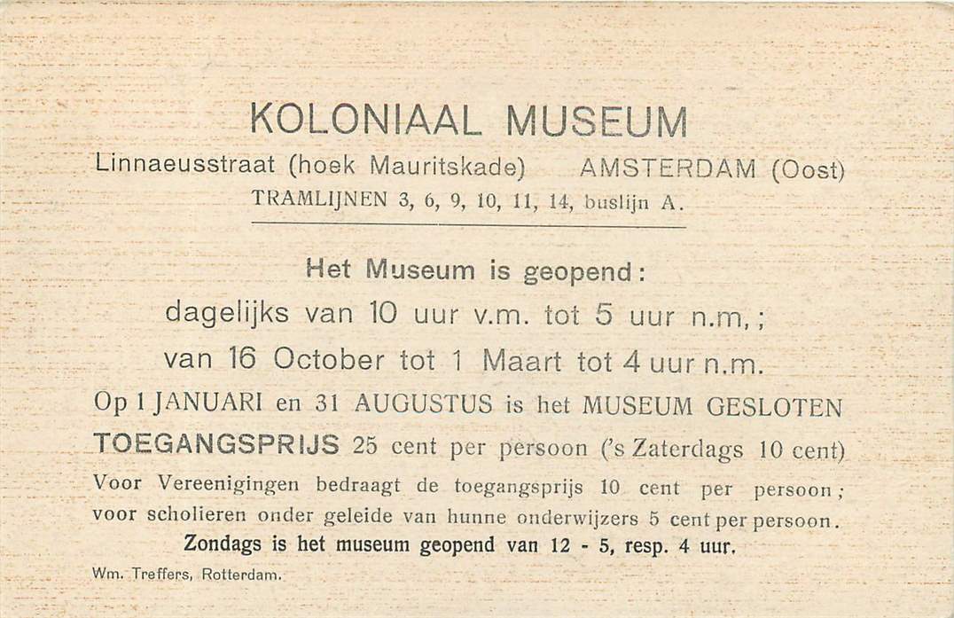 Amsterdam Koloniaal Museum