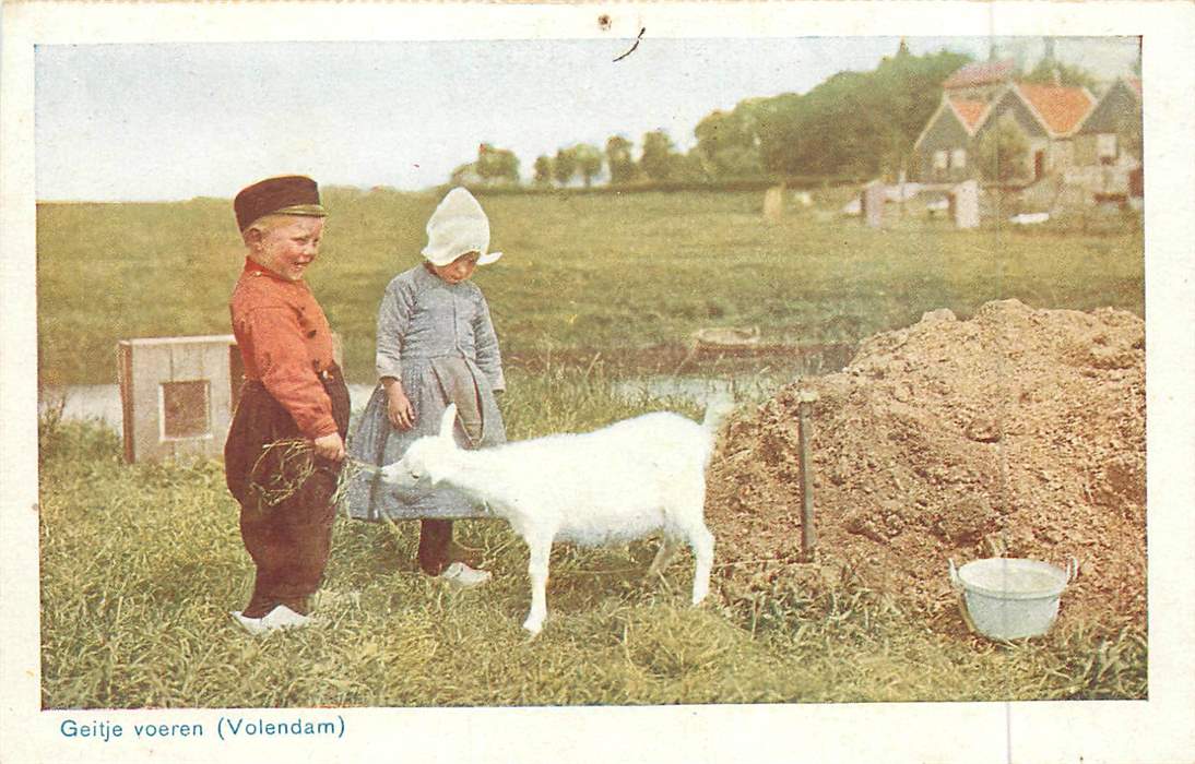 Volendam Geitje voeren