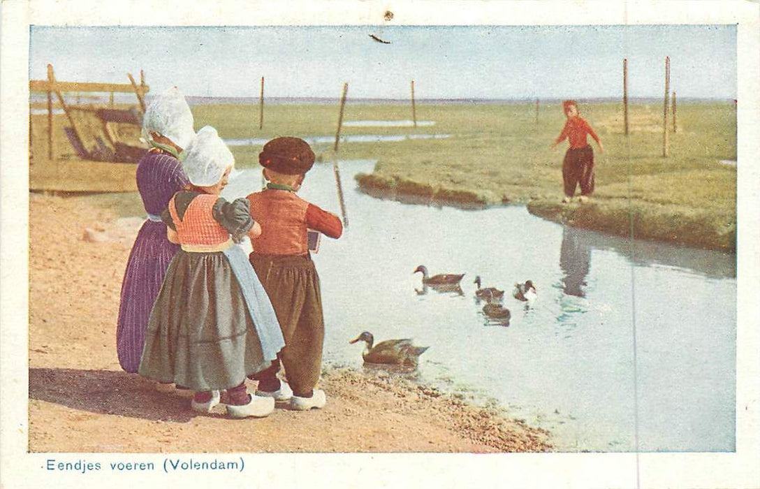 Volendam Eendjes voeren